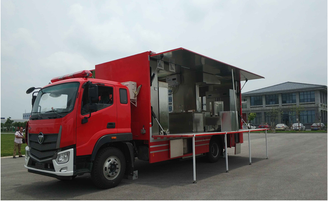 消費車內(nèi)整體廚房設(shè)備圖