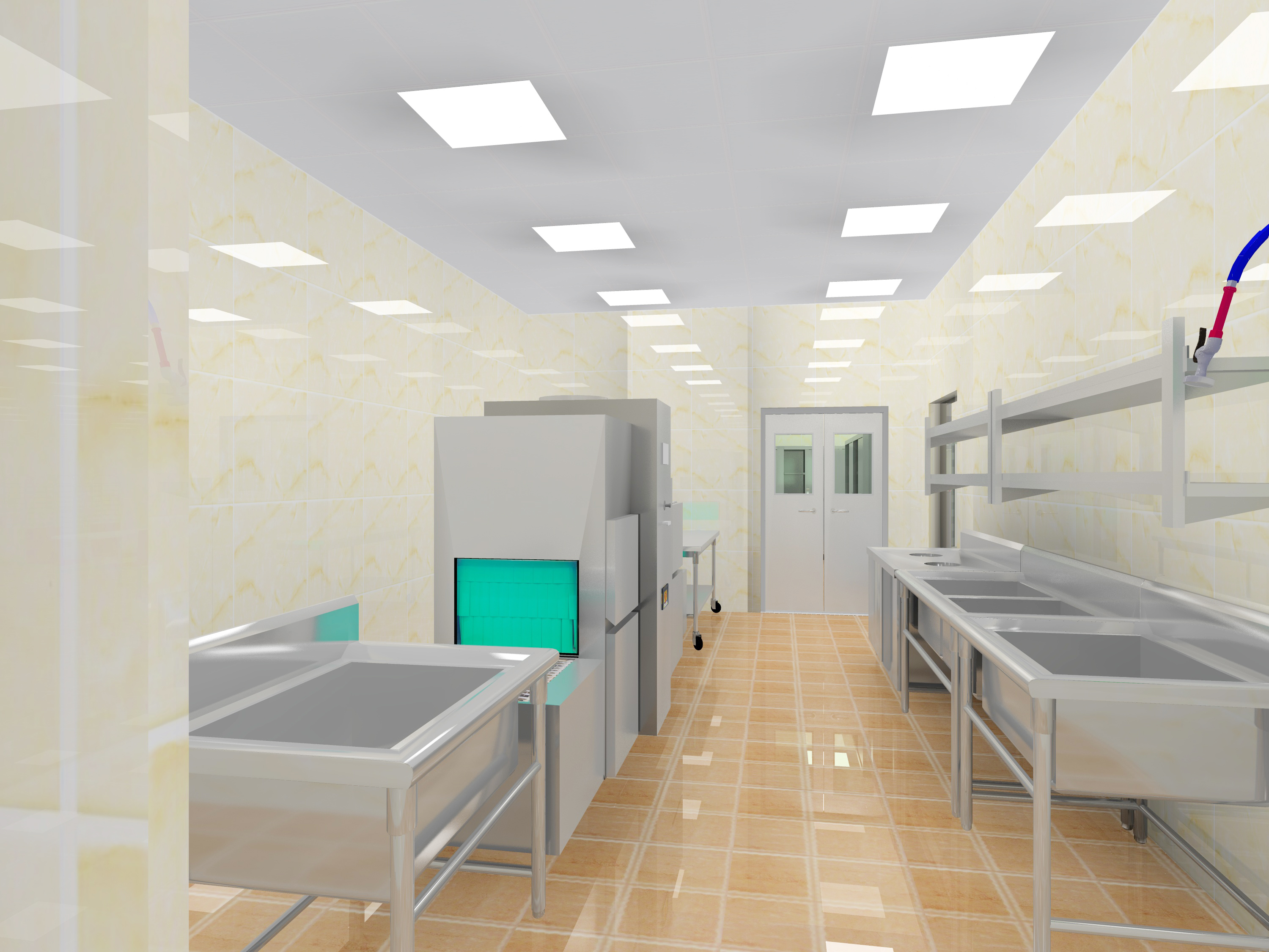 員工食堂廚房設(shè)計方案4