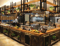 成都不銹鋼廚具生產(chǎn)廠(chǎng)家告訴你明檔廚房布局有什么特點(diǎn)