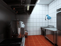 大型食堂廚房設備廚具公司告訴你商廚燒臘間怎么設計